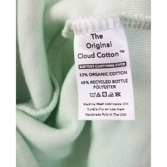 SOFT SERVE CLOTHING Mint Green Oversized Cloud Cotton Hoodie Women's Medium - Picture 6 of 6